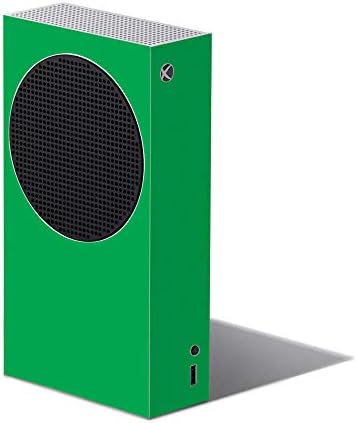 עור אדיסקינס תואם לסדרות Xbox S - ירוק מוצק | כיסוי עטיפת מדבקות ויניל מגן, עמיד וייחודי ויניל | קל ליישם